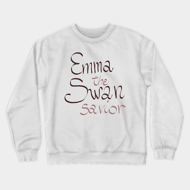 Emma Swan - The Savior Crewneck Sweatshirt by cristinaandmer